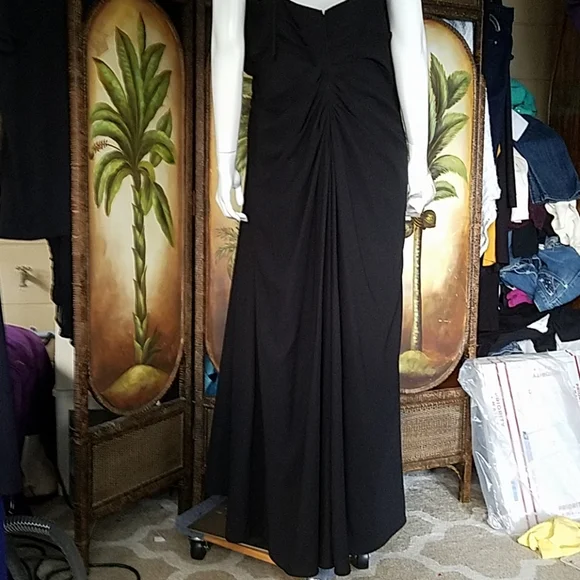 Davids Bridal Formal black dress - Picture 1 of 8